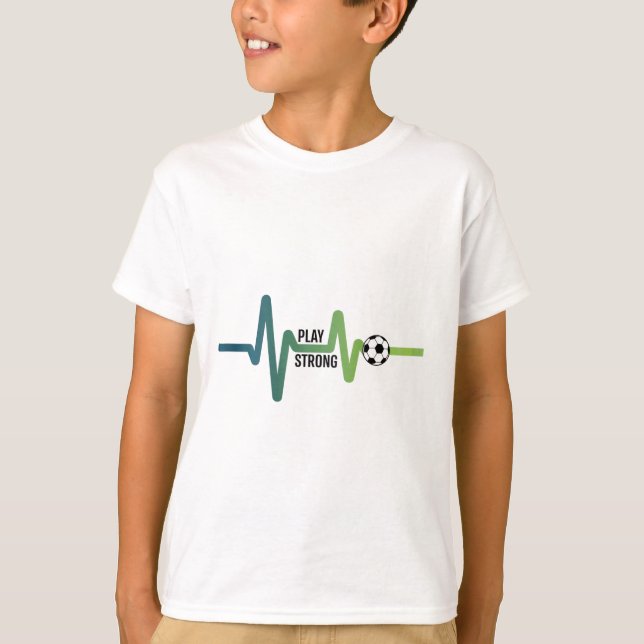 Heartbeat Soccer Life Cool Tee  (Front)