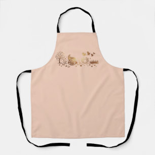 Heartbeat Thanksgiving Holiday Design Apron