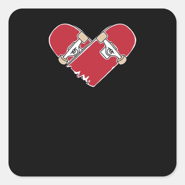 Heartboard Square Sticker (Front)