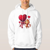 Heartbound Monkey Valentine