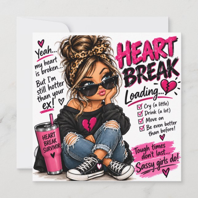 Heartbreak Loading… Invitation (Front)