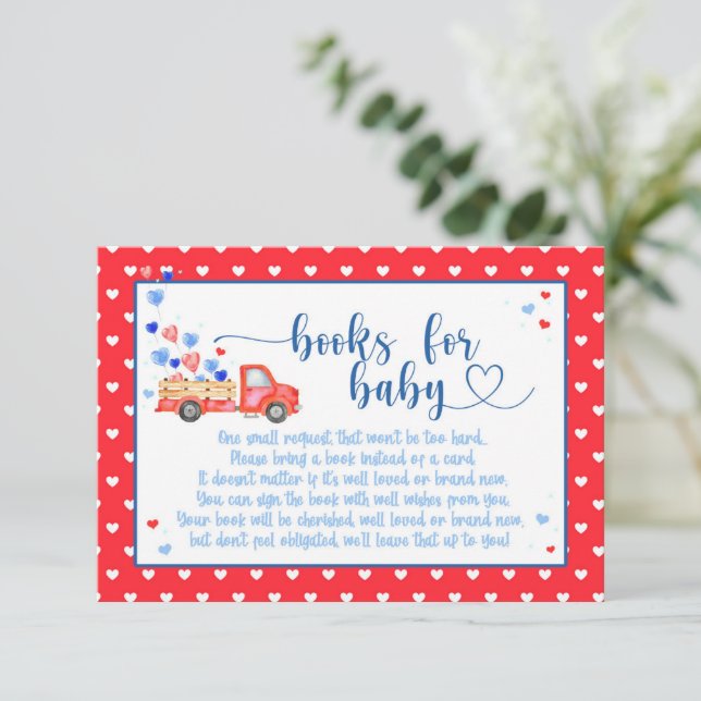 Heartbreaker Baby Shower Book Insert (Standing Front)