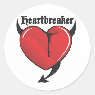 Heartbreaker Classic Round Sticker
