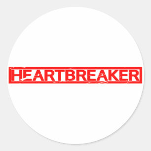 Heartbreaker Stamp Classic Round Sticker