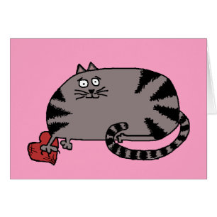 Heartbroken Cartoon Kitty Cat Custom Text