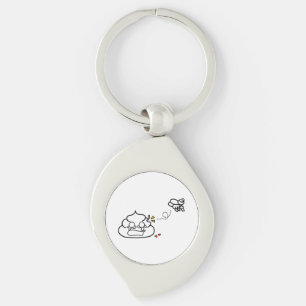 Heartbroken Poop - Brootsch the PooPoo Keychain