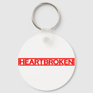 Heartbroken Stamp Keychain