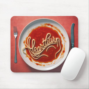 Heartburn Spaghetti Dinner Mouse Pad