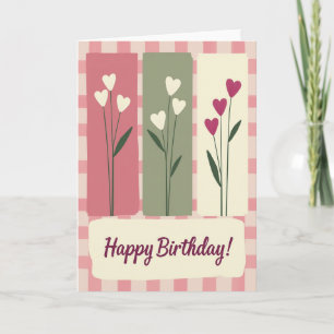 Heartfelt Birthday Floral Card