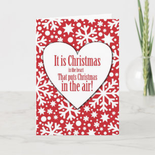 Heartfelt Christmas Greeting Card
