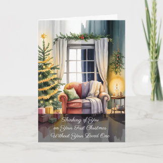 Heartfelt Christmas Scene With Winter Contrast Card