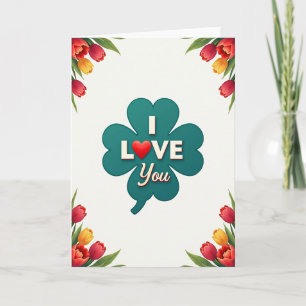 Heartfelt Clover Love Card