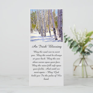 Heartfelt Condolences Irish Blessing Sympathy Card