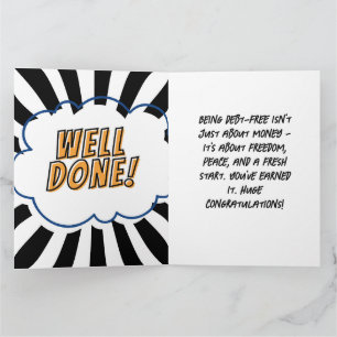 Heartfelt Congratulations Honour Financial Freedom Card