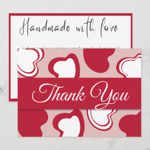 Heartfelt Craft: Your Purchase, Our Gratitude Thank You Card