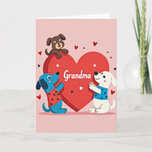 Heartfelt Dogs Grandma Card