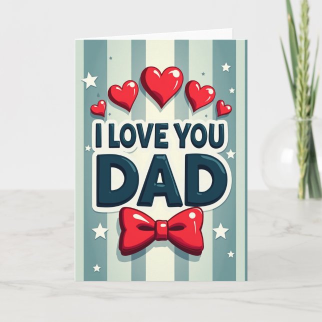 Heartfelt Fathers Day Card (Front)
