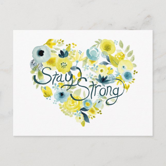 Heartfelt Floral I Postcard (Front)