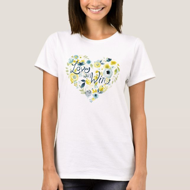 Heartfelt Floral II T-Shirt (Front)