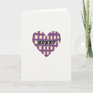 Heartfelt Gingham Xoxoxo Card