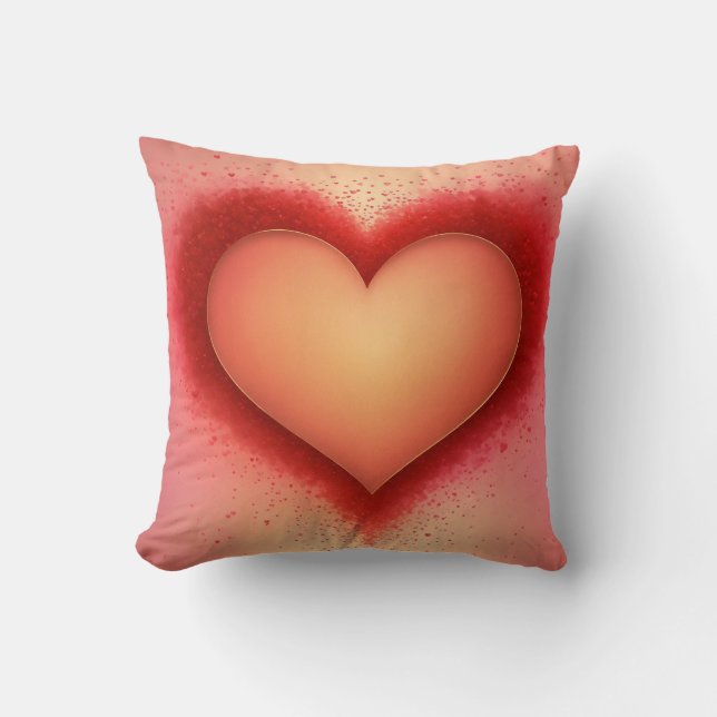"Heartfelt Haven Throw Pillow (Front)