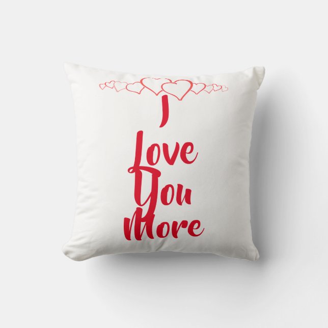 Heartfelt Hug Throw Pillow (Front)