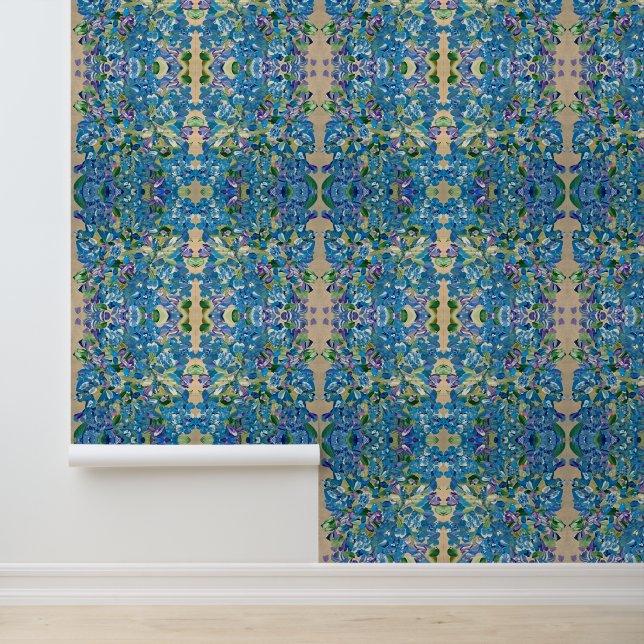 Heartfelt Hydragea Floral Wallpaper (Application)