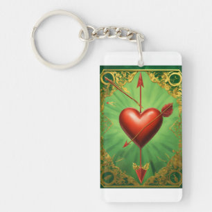 Heartfelt Keepsake: Heart Design Keychain