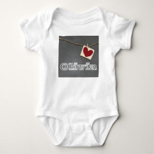 Heartfelt Love Olivia Baby Bodysuit. Bodysuit