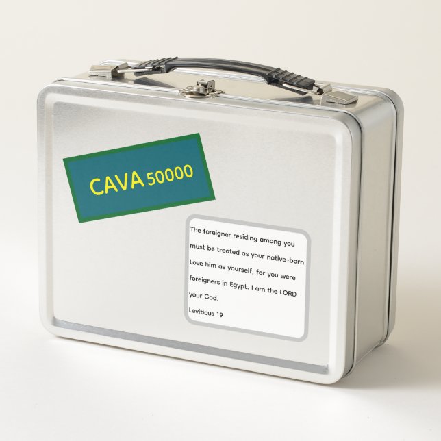 Heartfelt Lunch Metal Lunch Box (Front)