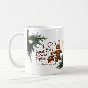 Heartfelt Luxury Gingerbread Family Chocolate Coffee Mug