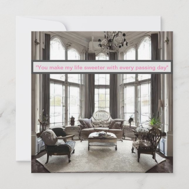 Heartfelt Message: "Write Your Love Story" Card (Front)