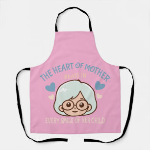 heartfelt mother love - mother's day apron