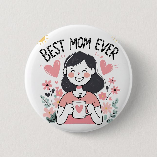 Heartfelt Mother’s Day Gifts Button (Front)