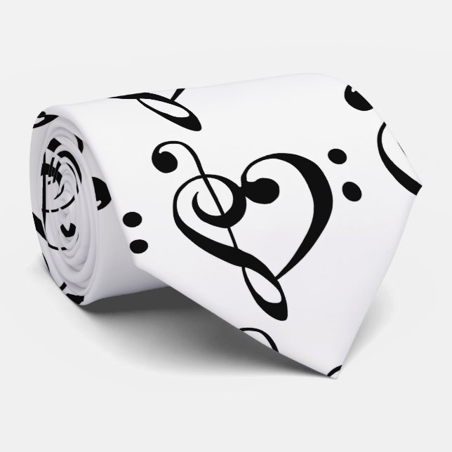 **HEARTFELT** NOTES MUSICALES CRAVATE POUR LUI (Roulé)