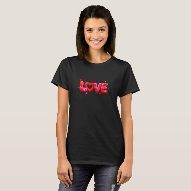 Heartfelt Pop Art T-Shirt (Front Full)