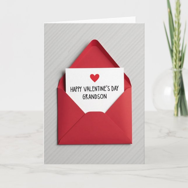 Heartfelt Red Envelope Card (Front)