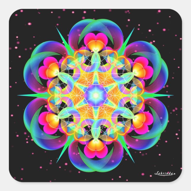 Heartfelt Square Sticker (Front)