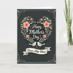 Heartfelt Step Mom Day Card
