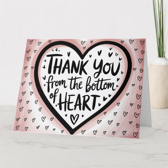 Heartfelt Thank You Card (Front)