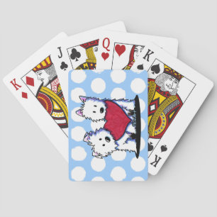 Heartfelt Westies Playing Cards