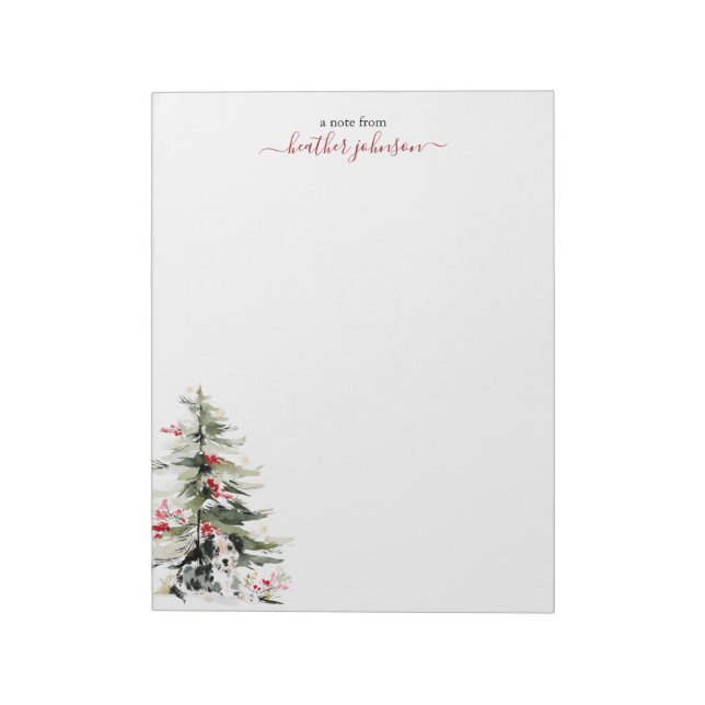 Hearthlight Notes Winter Cozy Dog Personalized (Rotated)