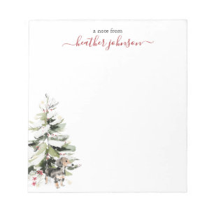 Hearthlight Notes Winter Cozy Dog Personalized