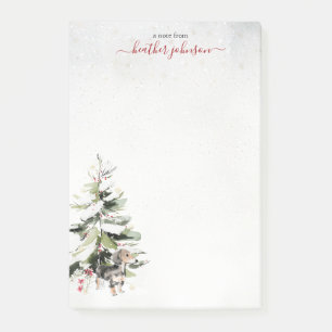 Hearthlight Notes Winter Cozy Dog Post-It Notes
