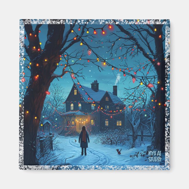 Hearthside Holiday Magnet (Front)