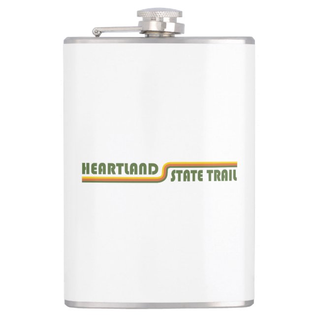 Heartland State Trail Hip Flask (Front)