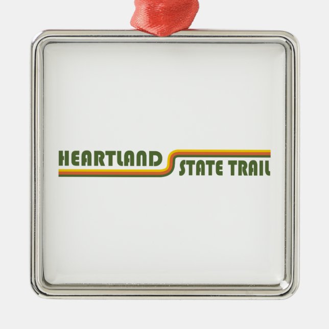 Heartland State Trail Metal Ornament (Front)