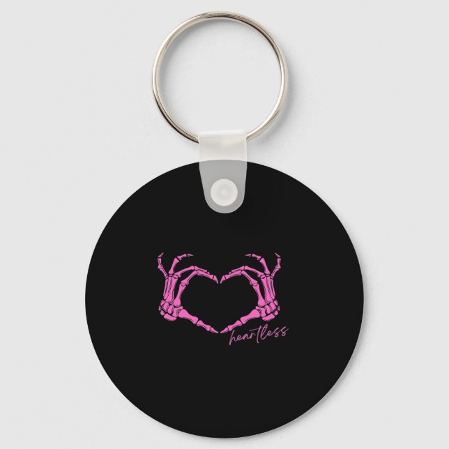Heartless Skeleton Hands Classic Keychain (Front)