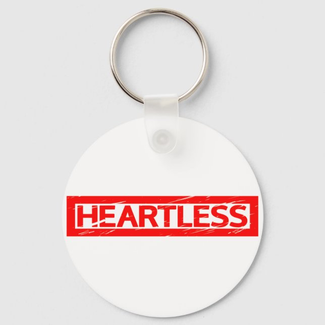 Heartless Stamp Keychain (Front)