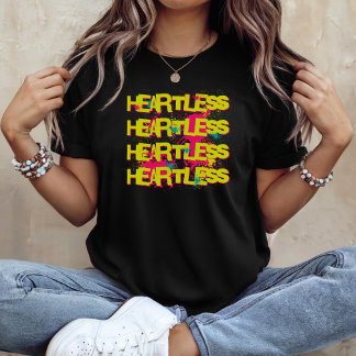 Heartless Urban Graffiti Grunge T-Shirt